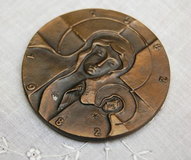 Medal Jan Paweł II, Częstochowa 1982, PRL, vintage