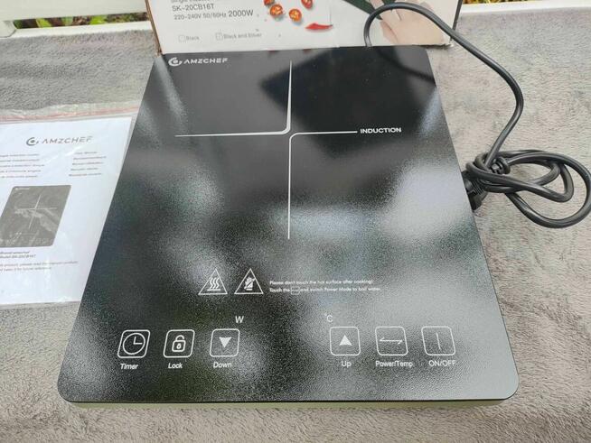 Pojedyncza płyta indukcyjna Kuchenka Maszynka elektryczna