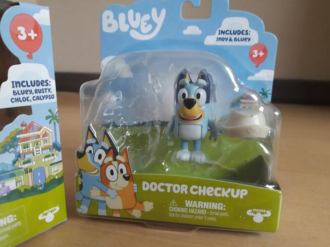 Bluey figurki Blue położna oryginalne Moose Toys figures TM