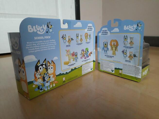 Bluey figurki Blue położna oryginalne Moose Toys figures TM