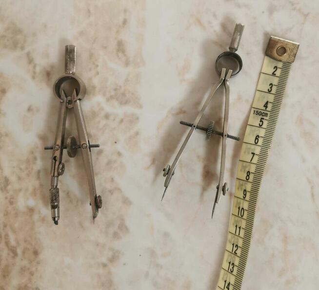 Cyrkiel drążkowy Richtera do rysowania okręgów do 1240 mm