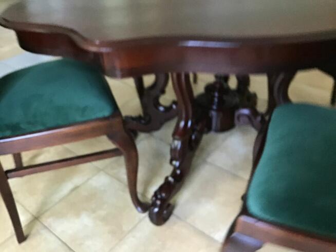 Stół Ludwikowski , stół drewniany , stół antyk, po renowacji