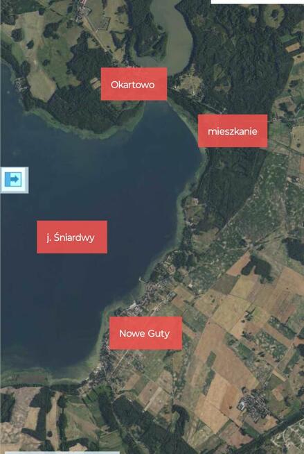 Mieszkanie 43 m2 z ogródkiem 350 metrów od jeziora Śniardwy