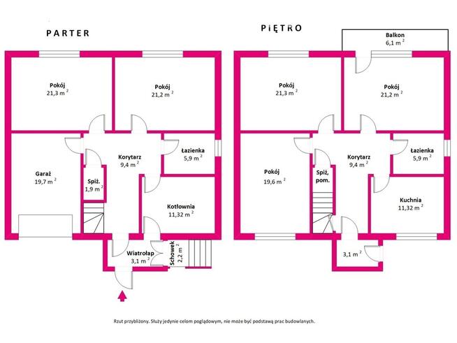 Piętrowy dom w Mokobodach