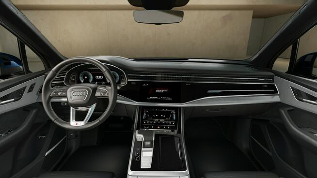 Audi Q7 394KM_Masaże_Wentylacja_SkrętnaOś_B&O_HeadUp_Dociągi_Hak_S line_Asyst.