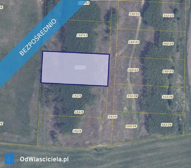 Działka 152/10 w miejscowości Bielkówko
