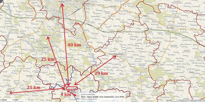 Działka budowlana Szymanowo gm. Śrem