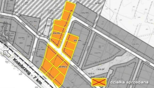 Działka budowlana Dygowo, Kołobrzeska