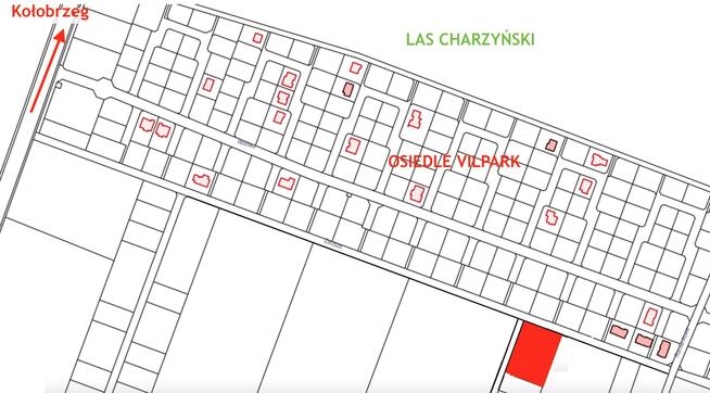 Działka budowlana Charzyno gm. Siemyśl Charzyno, Charzyno