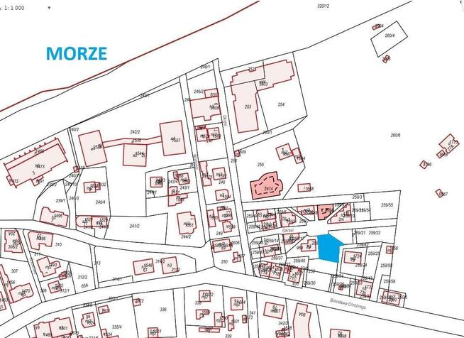 Działka budowlana Ustronie Morskie, Okrzei