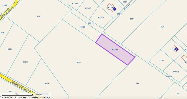 Działka Zieleniewo gm. Kołobrzeg