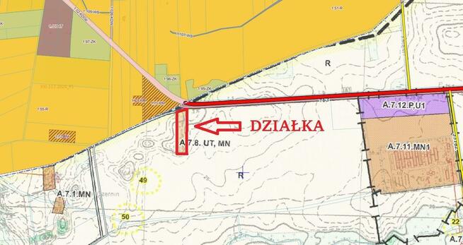 Działka budowlana Czernin gm. Dygowo