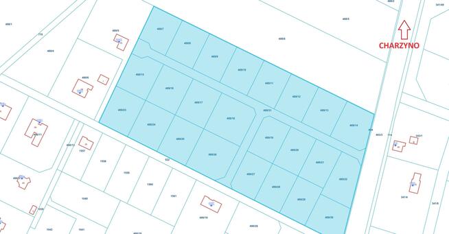 Działka budowlana Charzyno gm. Siemyśl Charzyno, Charzyno