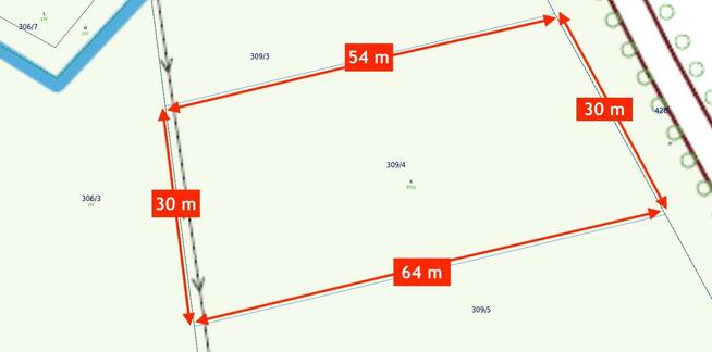 Działka budowlana Czernin gm. Dygowo, Czernin