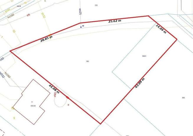 Działka budowlana Korzystno gm. Kołobrzeg