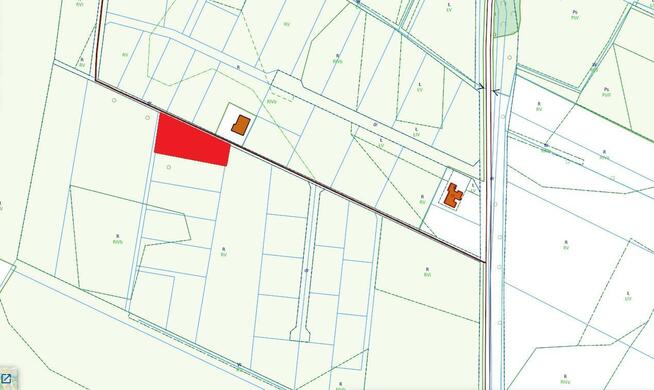 Działka Stary Borek gm. Kołobrzeg