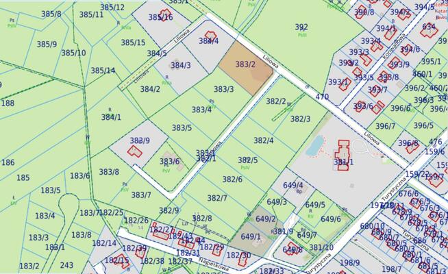 Działka budowlana Zieleniewo gm. Kołobrzeg, Chabrowa