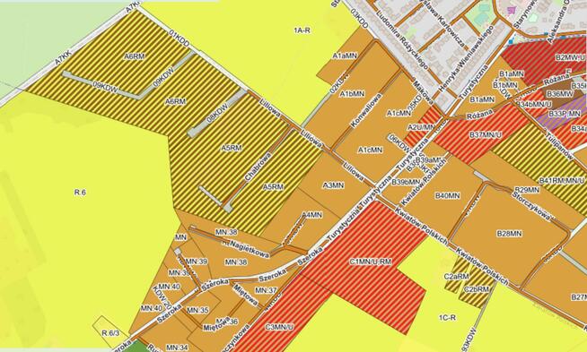 Działka budowlana Zieleniewo gm. Kołobrzeg, Chabrowa