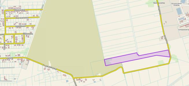 Działka budowlana Korzystno gm. Kołobrzeg, Korzystno