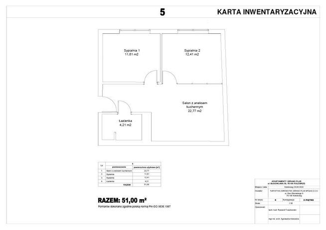Mieszkanie Kołobrzeg Starówka, Budowlana