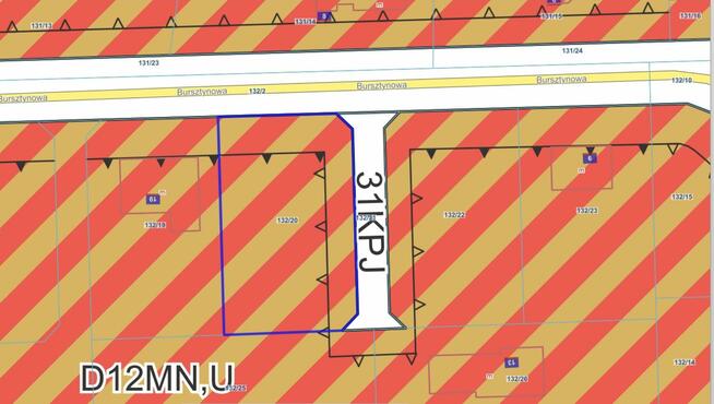 Działka budowlana Grzybowo gm. Kołobrzeg, Bursztynowa