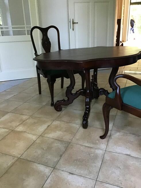 Stół Ludwikowski , stół drewniany , stół antyk, po renowacji