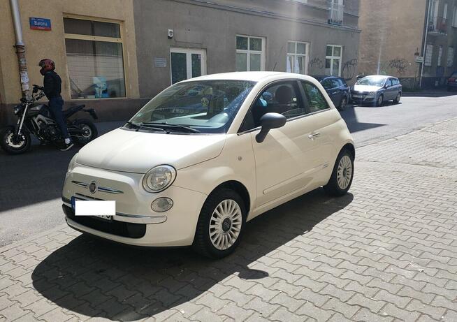 Fiat 500 Biala Perla Benzyna