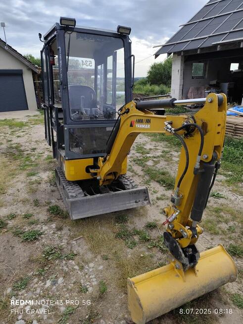 Minikoparka 1.5t wynajem Gdańsk i okolice