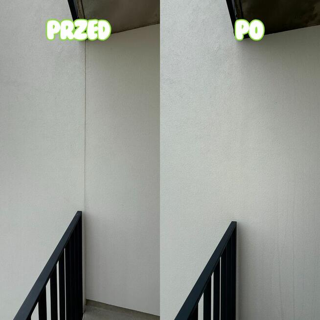 Mycie dachu/kostki brukowej/elewacji (podjazdy, tarasy itd.)