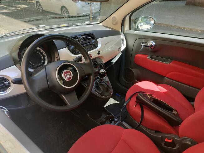 Fiat 500 Biala Perla Benzyna