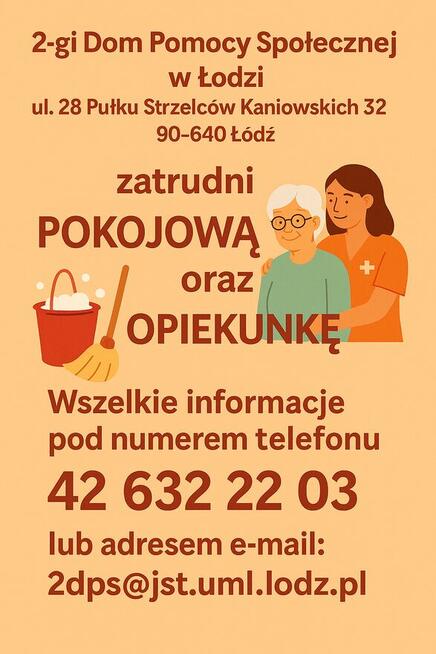 zatrudni pokojową oraz opiekunkę