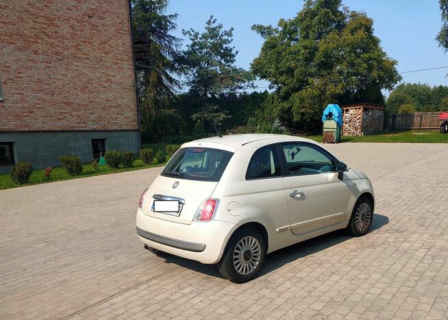 Fiat 500 Biala Perla Benzyna