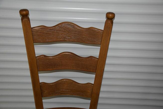 krzesła dębowe 4 sztuki - jak nowe