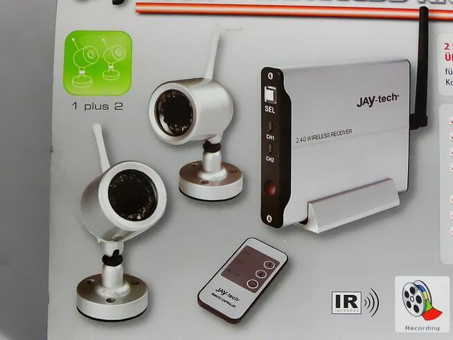 Bezprzewodowy zestaw kamer JAY-tech Wireless Kit IR-812R