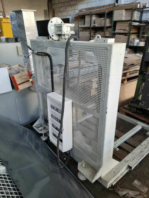 Sztaplarka, odbiornik elementów meblowych, manipulator, ukła