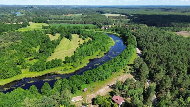 Działka Dzbądzek JEZIORO RZEKA Narew