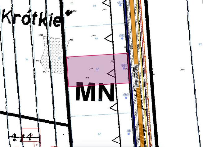 Działka budowlana Olsztyn, Malownicza