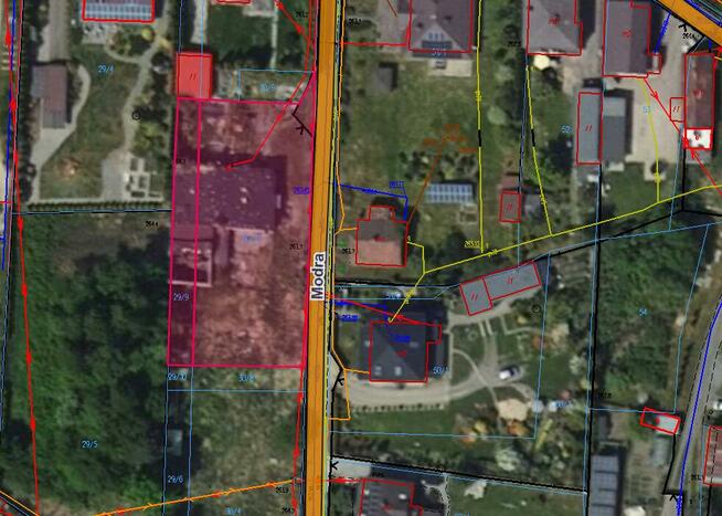 Działka budowlana Korwinów gm. Poczesna, Modra