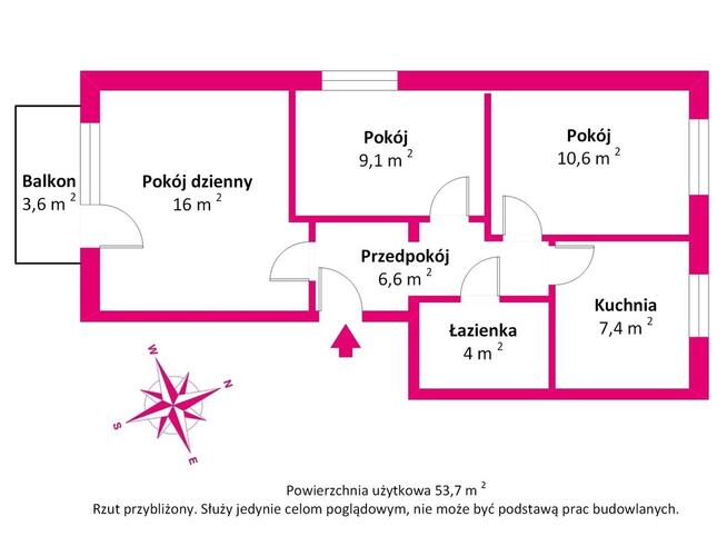 Mieszkanie Skarbka z Gór, Białołęka 3 pokoje