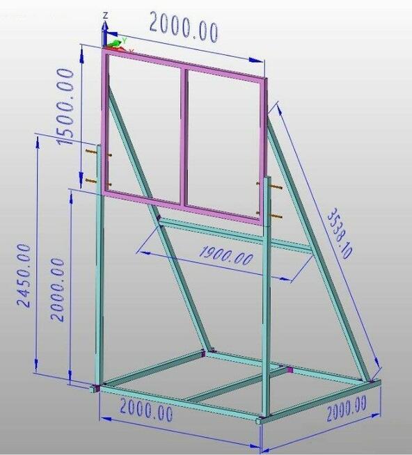 Stelaż reklamowy na reklamę stojak baner reklama targi
