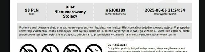 Odsprzedam 2 bilety na HUNTER