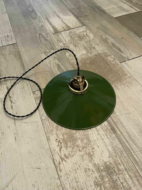 Lampa industrialna metalowa emaliowana wisząca Loft