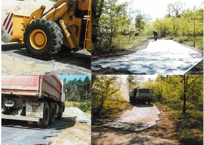 X-floor – Tymczasowe drogi z płyt modułowych