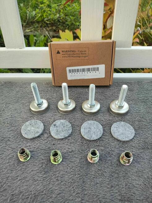 Nóżki Regulowane do mebli stołu szafki krzeseł nogi stopki