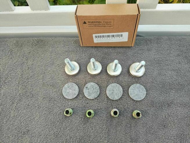 Nóżki Regulowane do mebli stołu szafki krzeseł nogi stopki