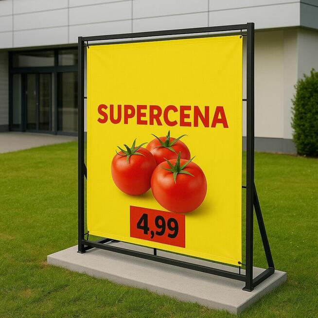 Stelaż rama reklama spawana billboard stojak rama