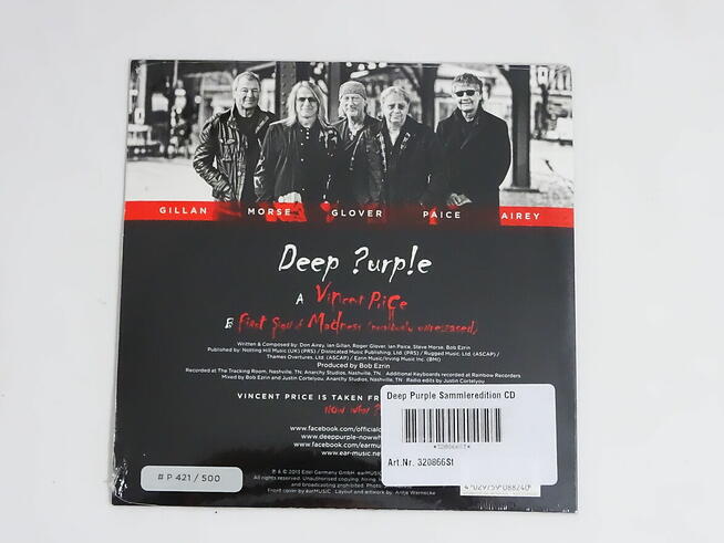 Deep Purple – Vincent Price Vinyl, 7\