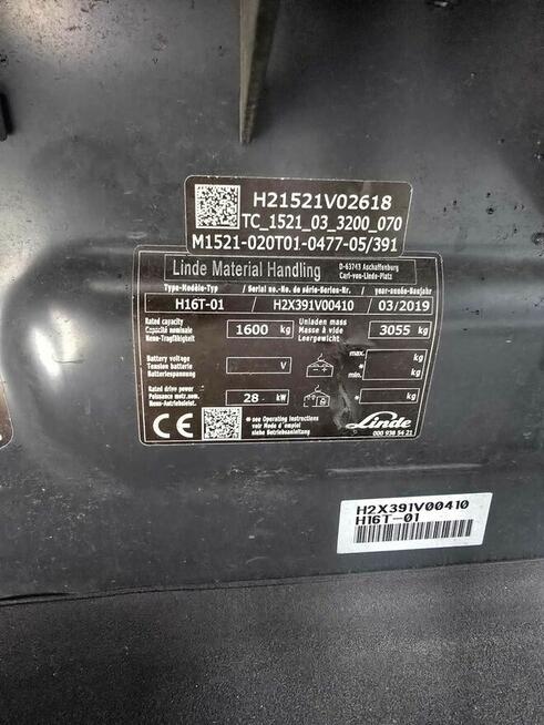 LINDE H16T-02 import Niemcy salon Linde