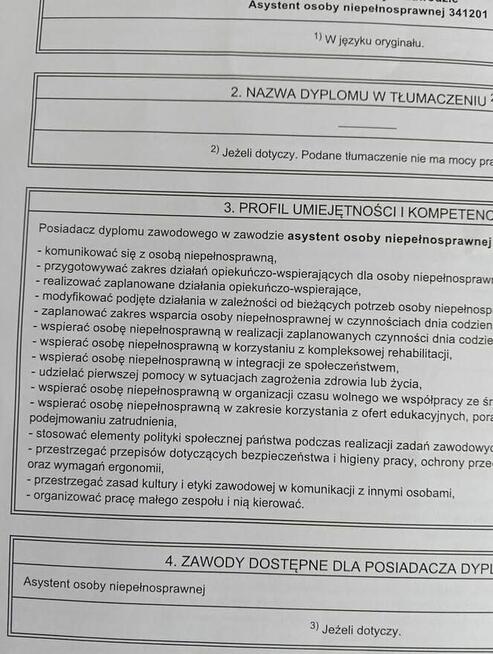 Asystent Osoby Niepełnosprawnej