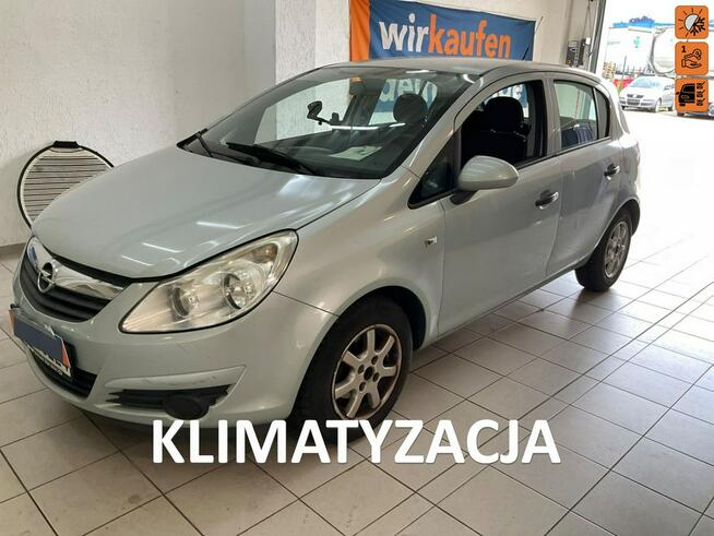 Opel Corsa 5 drzwi, mocny silnik, niezawodna benzyna, klimatyzacja, Aux, Isofix